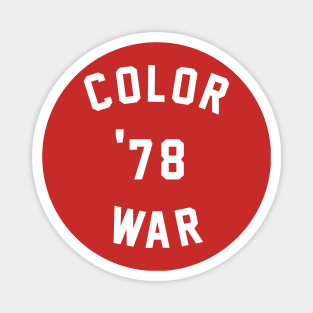 Color War 78 - 1978 Color War Jersey Magnet